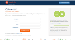Desktop Screenshot of catua.com